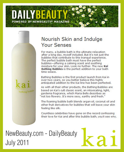kai featured in daily beauty online summer, 2011