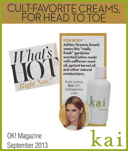 kai featured in ok! magazine september, 2013
