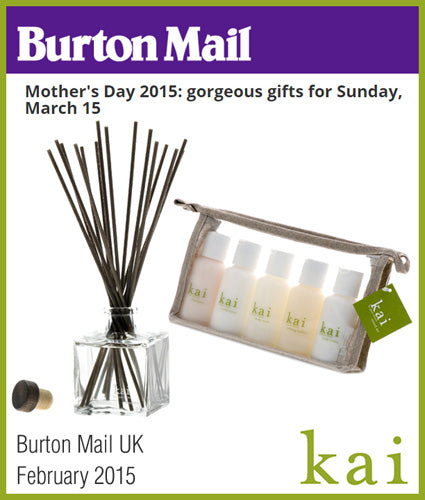 kai fragrance featured in burton mail uk february 2015