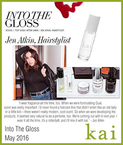 kai fragrance featured in into the gloss may 2016