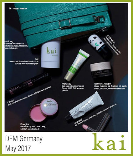 kai fragrance featured in dfm germany may 2017