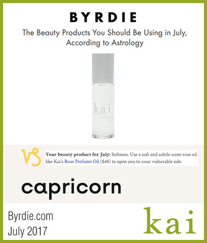 kai fragrance featured in byrdie.com july 2017