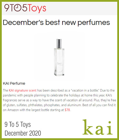 9 to 5 toys - best new perfume - kai eau de parfum - december 2020