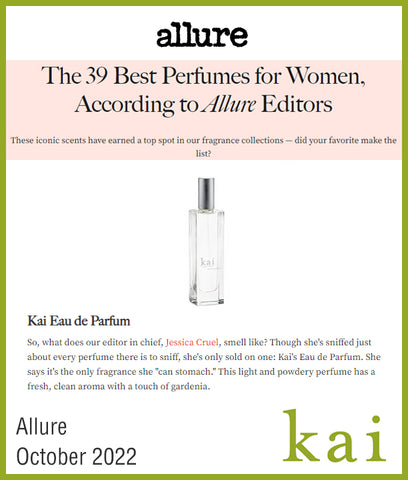 best perfume for women - kai eau de parfum - allure - october 2022
