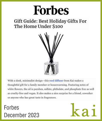 best holiday gift - kai reed diffuser - forbes - december 2023