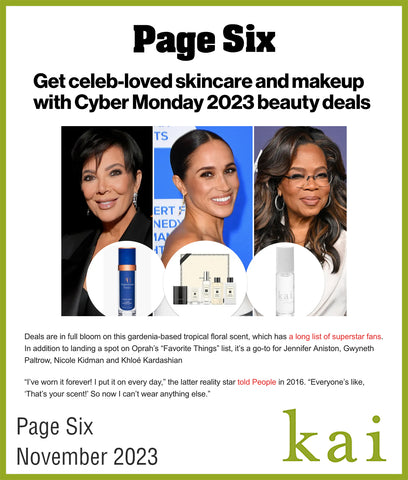 celebrity favorite - kai perfume oil - page six - november 2023