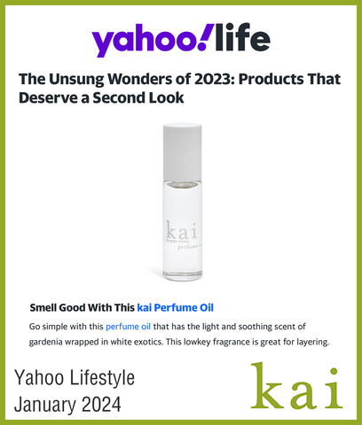 unsung wonder - kai perfume oil - yahoo lifestyle - january 2024