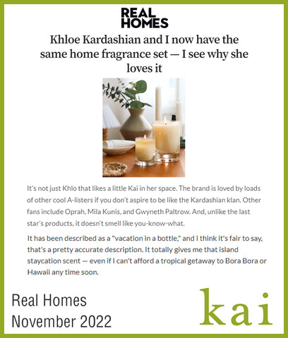 real homes - kai candles - november 2022