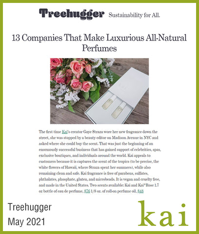 kai natural perfume oil - tree hugger - may 2021