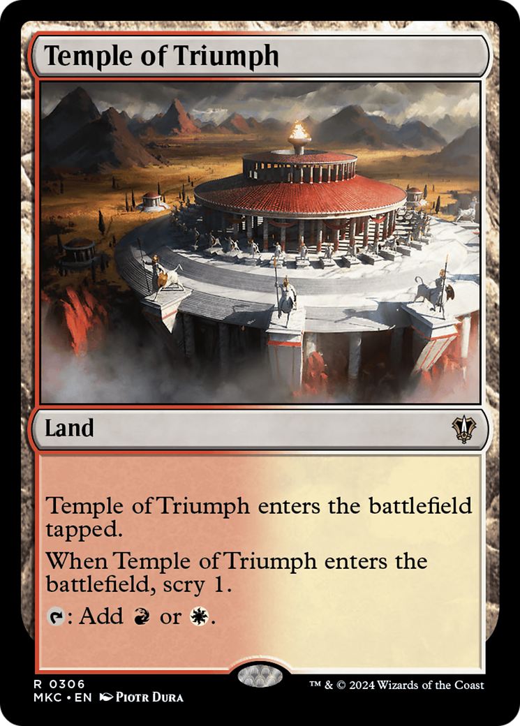 Temple of Triumph (MKC-306) - Murders at Karlov Manor Commander