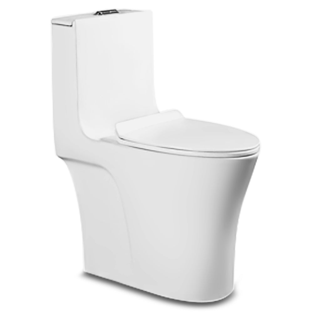 One Piece Water Saver Dual Flush Toilet Regular Comfort Height Sani 93 Sanicanada