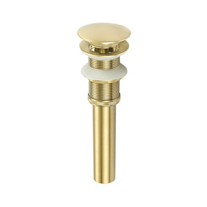 Brushed gold 8" inch wide spread bathroom faucet