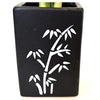 9GreenBox - Lucky Bamboo Spiral Style with Silk Flowers and Ceramic Vase - 9GreenBox