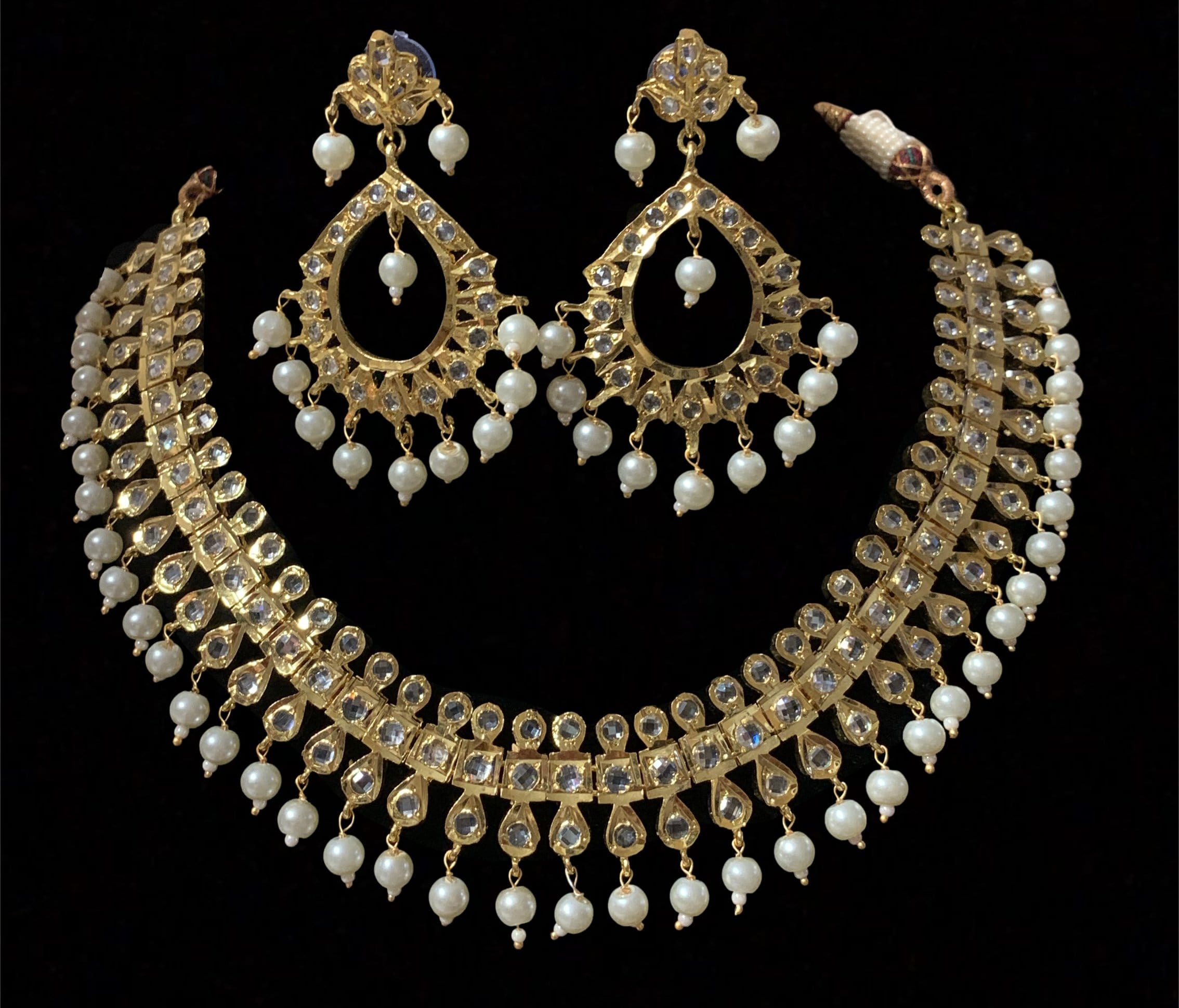Mumtaz Barfi set pearls (SHIPS IN 4 WEEKS ) – Deccan Jewelry