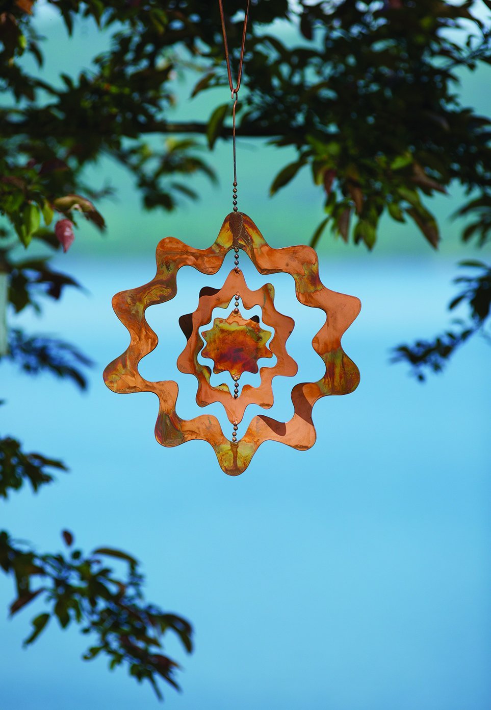 Happy Gardens - Hanging Sunburst Triple Spinner