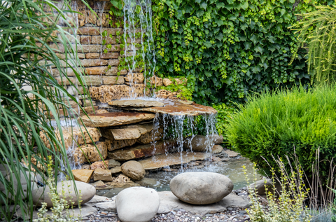 A simple rock garden. 