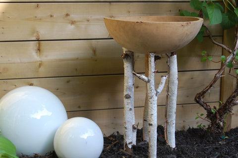 Rustic Bird Bath