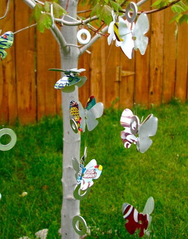 Happy Gardens - Soda Can Wind Chime