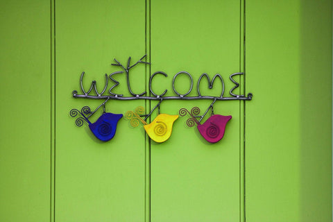 Happy Gardens - Welcome Sign