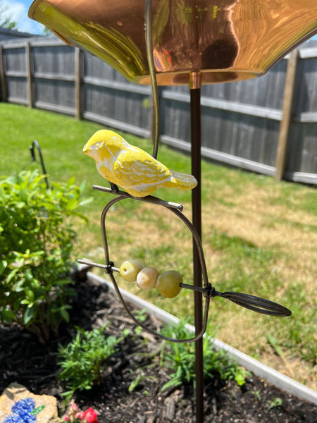 fruit spear bird feeder