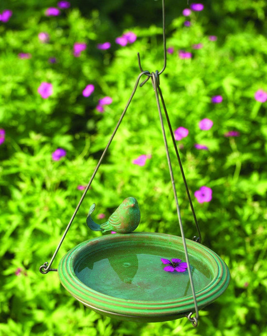 How to make an easy hanging bird bath for your garden • Craft Invaders