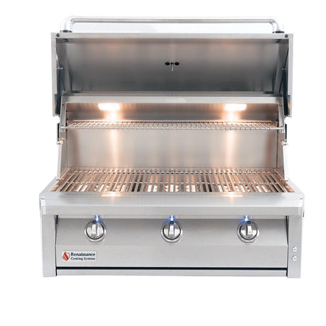 Artisan Professional Series 36 3 Burner Grill on Cart ARTP-36C-NG