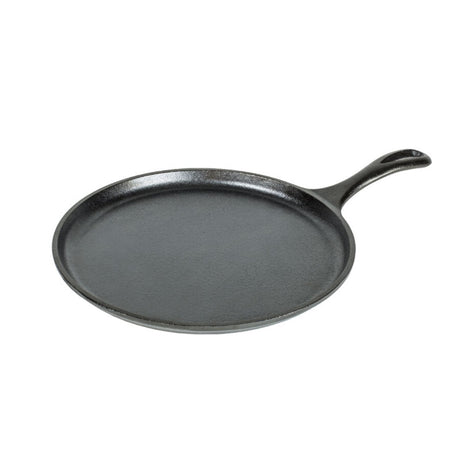 Lodge Logic 7 qt Black Seasoned Cast Iron Dutch Oven with Bail Handle - 13  1/2L x 13 1/4W x 6 1/8H