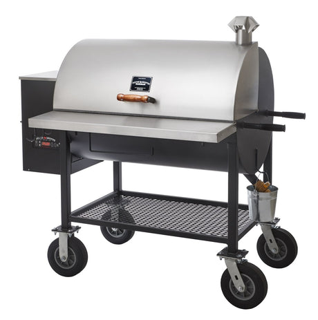 Memphis Grills VG0001S-ITC3 Pro ITC3 Freestanding Wood Fire Pellet Smoker  Grill, Wi-Fi Controlled, 304 SS Alloy