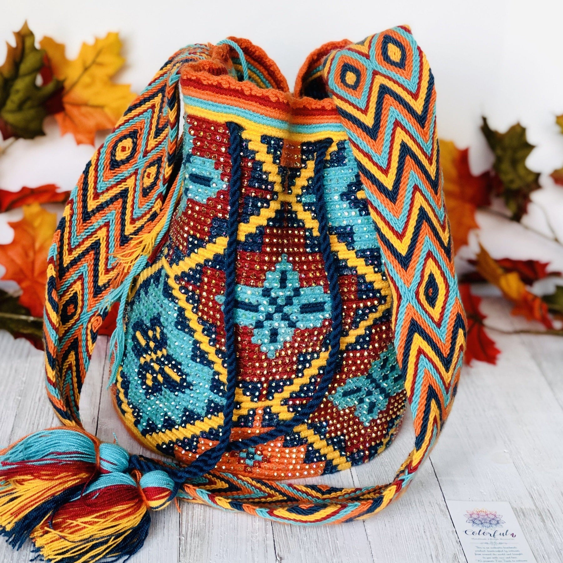 Crystal Embellished Crochet Bags | Crossbody Fashion Bags | Cute Bags ...