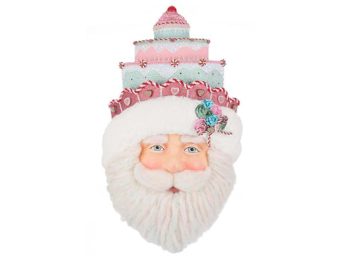 30" Sweet Delights Santa Wall Mask - Holiday Warehouse