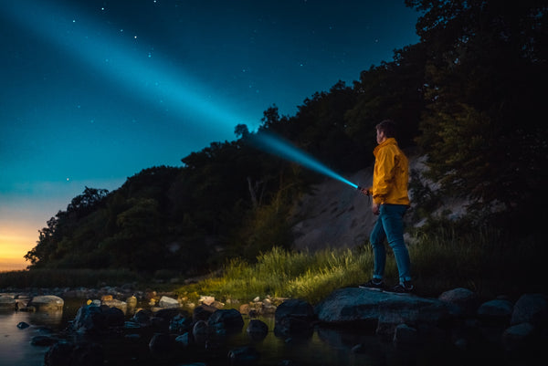 hiking at night