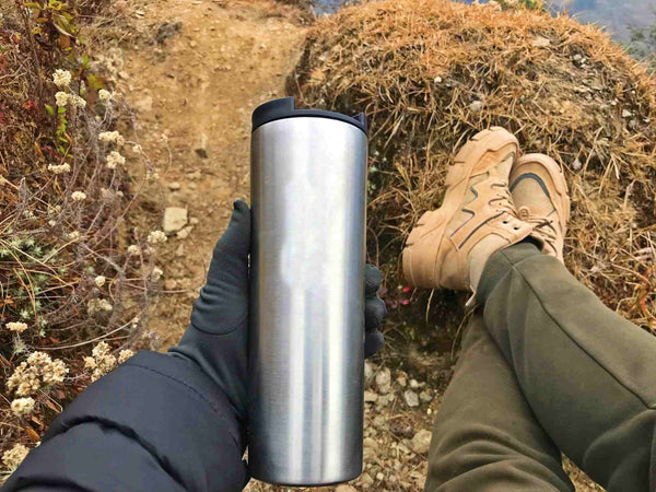 carry water bottle to rehydrate your body during your hike