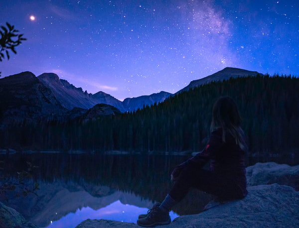 hiking at night