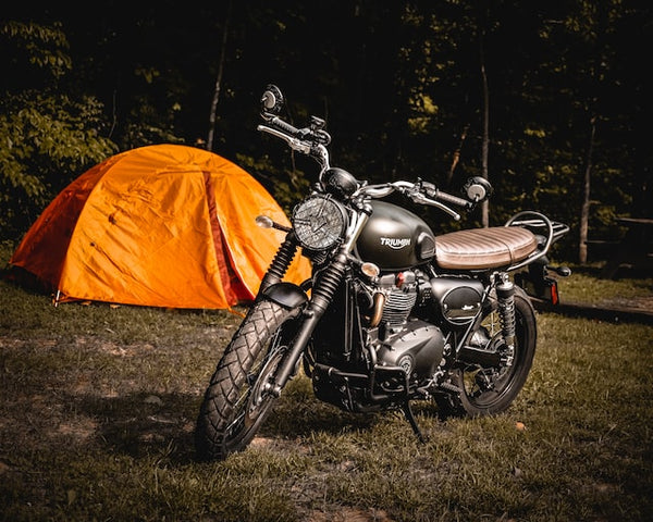 how to pack a motorcycle for camping