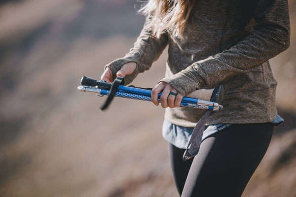 how to store your trekking poles