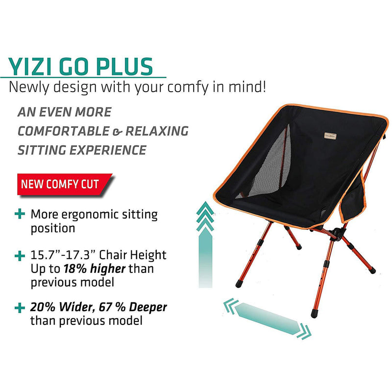 trekology yizi go portable camping chair