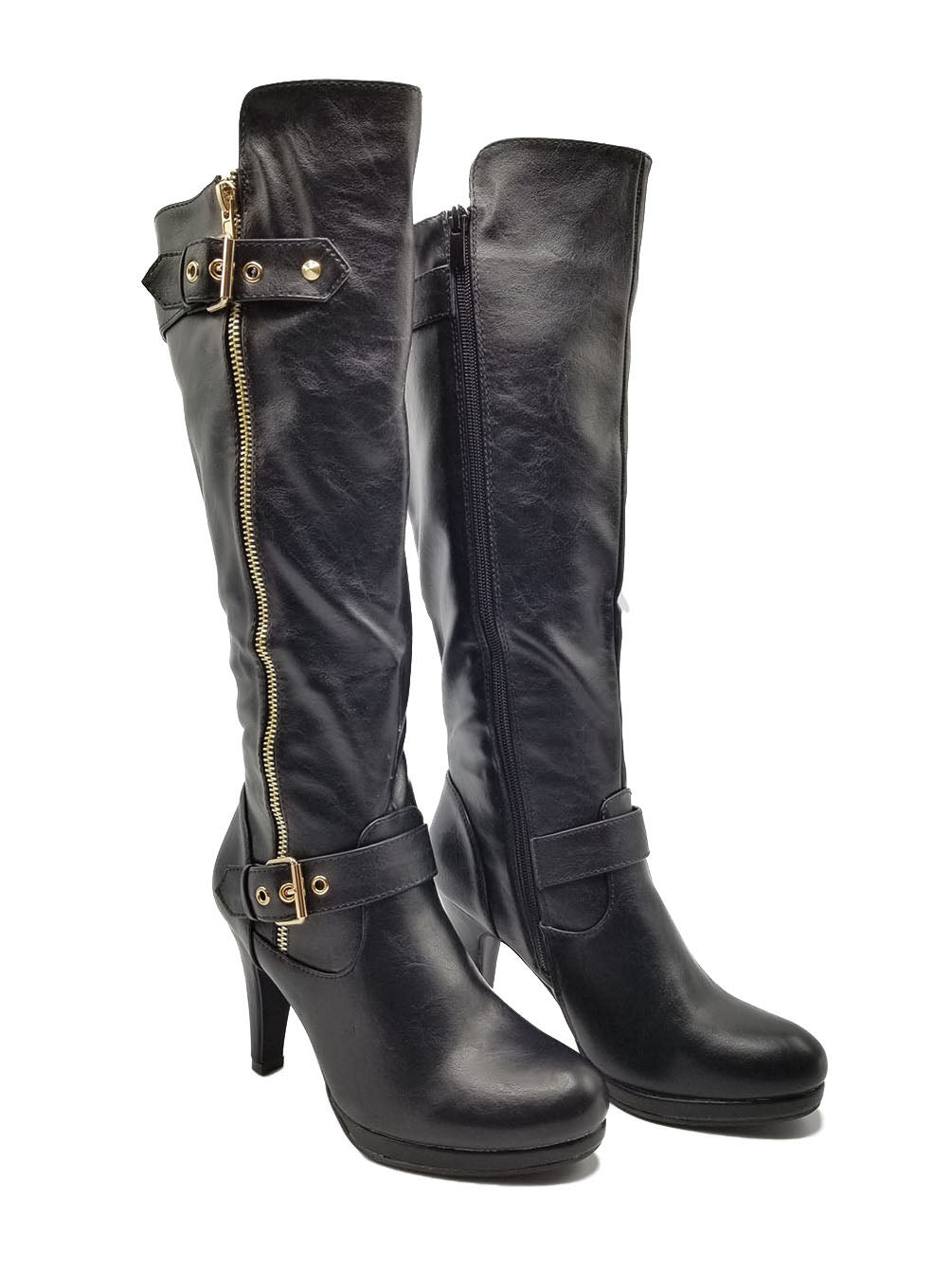 mid calf dress boots with heel