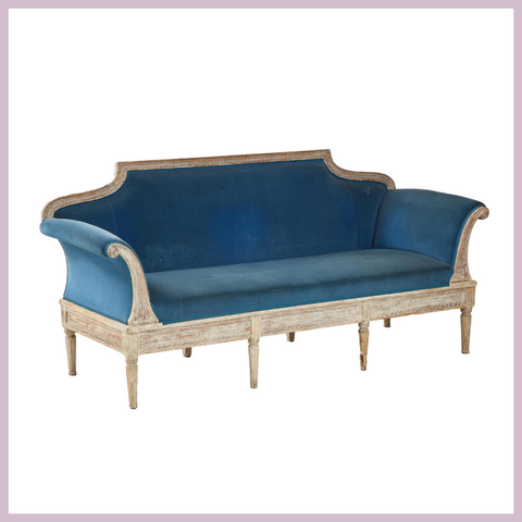 Gustavian sofa, later paint, 1820