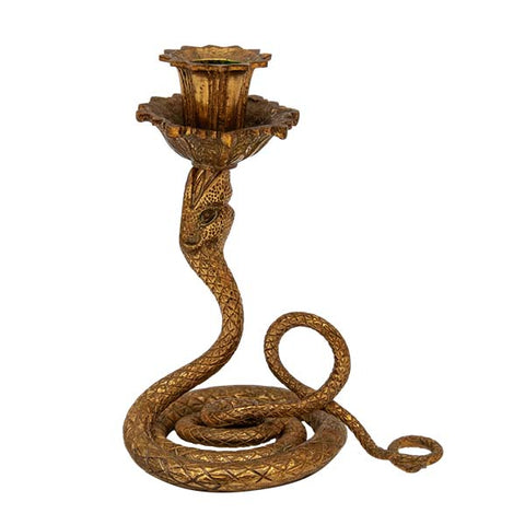 Brass Snake Candle holder