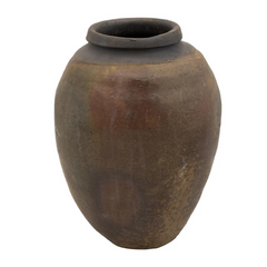Earthenware Normandy Vessel Wide Neck Vase