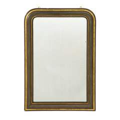 Louis Philippe Mirror with Green Paint, Ca. 1810