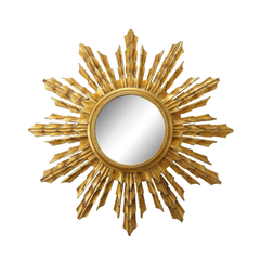 Gilded Sunburst Mirror