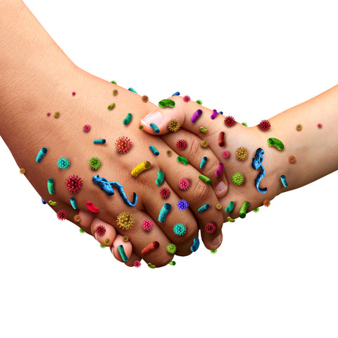 germs on hands