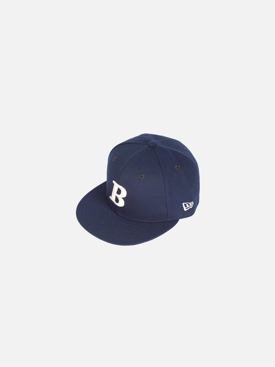 New Era B Logo Cap - Chrome/Navy – Bricks & Wood