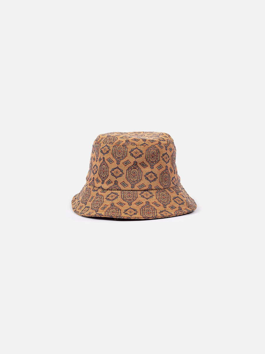 Burberry Monogram Print Denim Bucket Hat