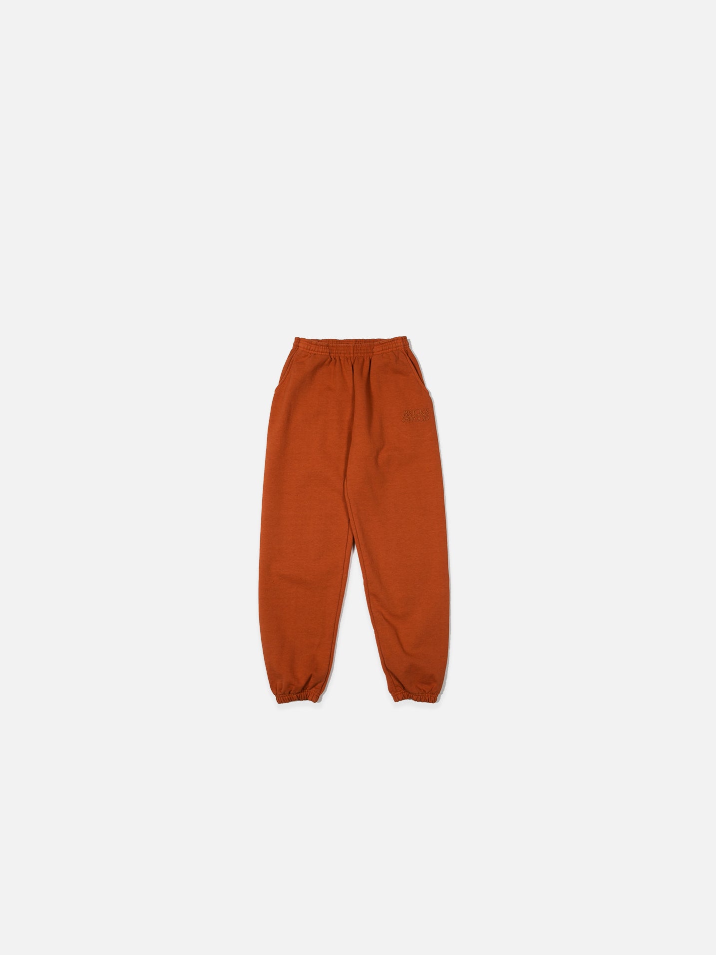 burnt orange sweatpants