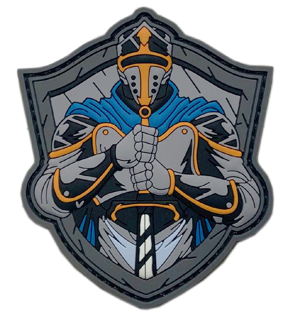 Knights Templar Tactical Patch [3DPVC Rubber "Velcro Brand" Fastener