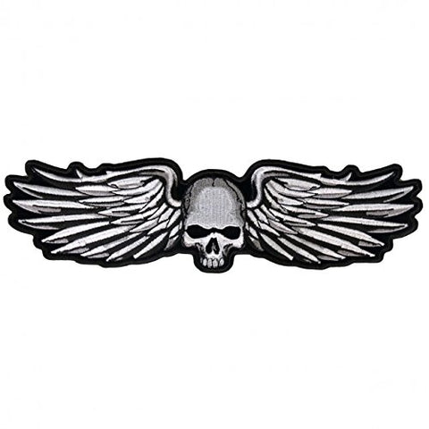 Skull and Wings Patch (Iron On) – MILTACUSA