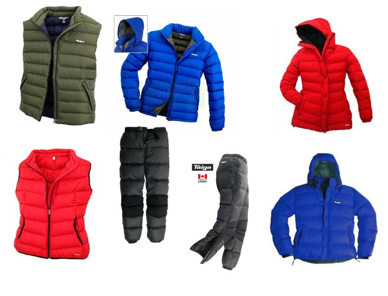 Canada's finest goosedown-insulated cold weather garments: Down Jackets,  Vests and Pants. – Taiga Works