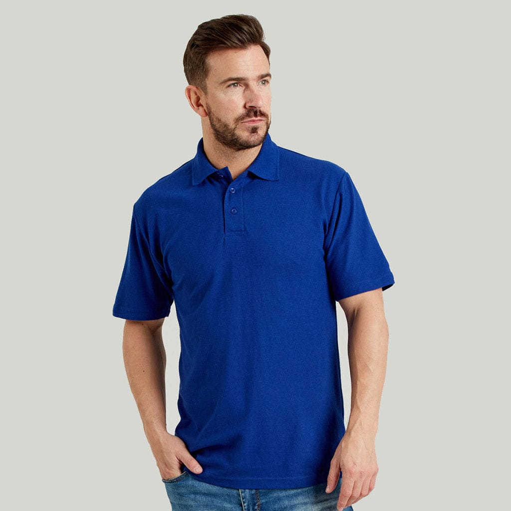 royal blue polo shirt mens